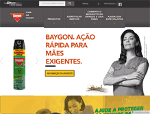 Tablet Screenshot of baygon.com.br