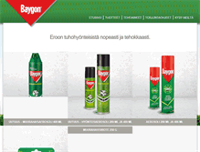 Tablet Screenshot of baygon.fi